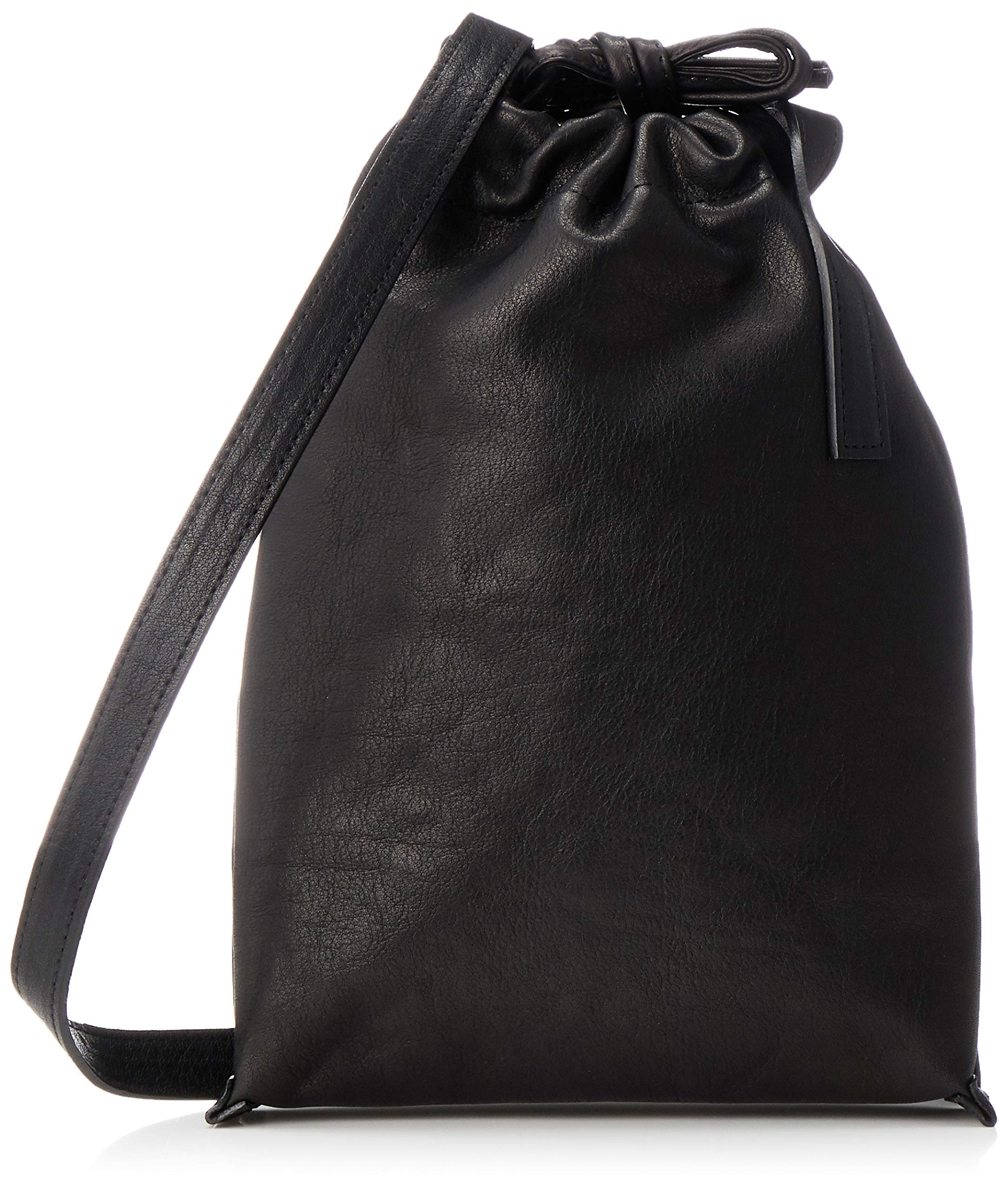 

Shoulder Bag Pochette Drawstring Bag Drawstring Mini Shoulder Bag Cowhide 203ABG01 Black [Patrick Stefan] Men s чорний