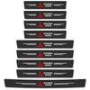 New Car Door Plate Carbon Fiber Threshold Protector Sticker Decals For Mitsubishi Outlander ASX Cross Pajero EVO Lancer L200 EX ZL0