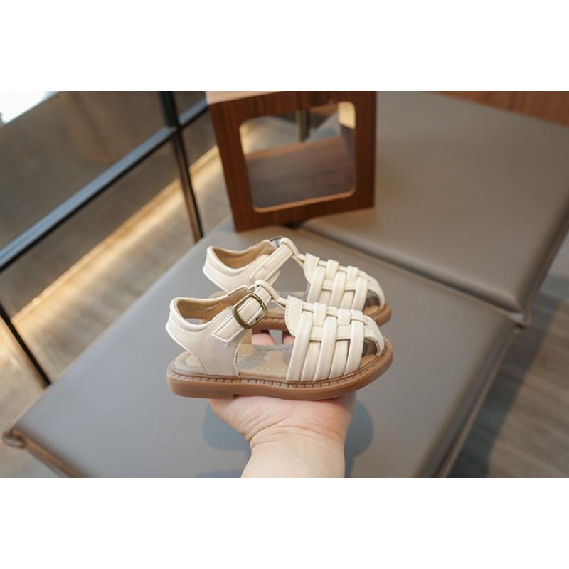 Closed-Toe Sandals for Girls and Boys Walkers Soft-Sole Anti-Slip Kids Beach Shoes, Toddler Casual Comfortable Footwear