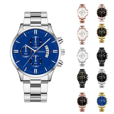 Men's  Luminous Running Alarm Clock Watch
