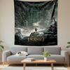 The Hobbit An Unexpected Journey Tapestry Wall Hanging, Misty Mountains Art, Fantasy Movie Wall Decor for Bedroom Dorm