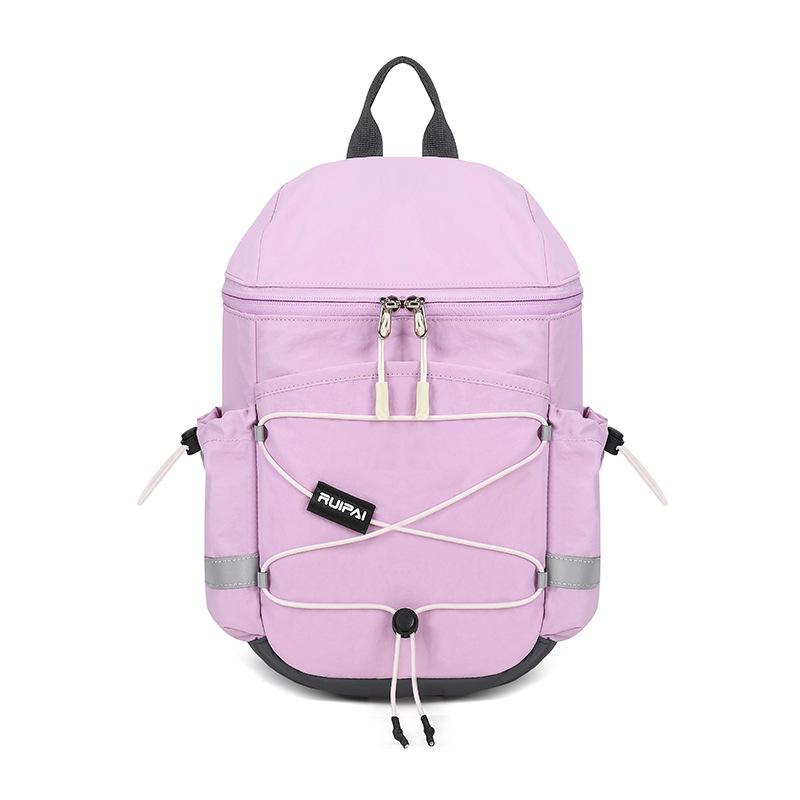 Spring Lightweight Outdoor Backpack, Breathable Layered Mountaineering Bag, Casual Travel Backpack