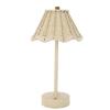 LED Vintage Rattan Table Lamp 3 Colors Cordless   Shade Desk Lamp Bedside Night Light   Brightness for Bedroom Decor