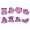 3D Valentine Easter Cookie Cutter with Plunger Stamps Party Decoration Props