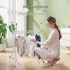 Newborn Bath & Care Station: Infant Bathtub, Diaper Changing, Drying Rack - No Bending