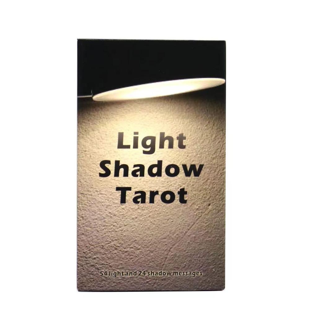 Tarotkort med lys- og skyggemeldinger, kanaliserte meldinger, sett med 78, Twin Flame / Karmic /Soulmate-kort 10,3*6 cm