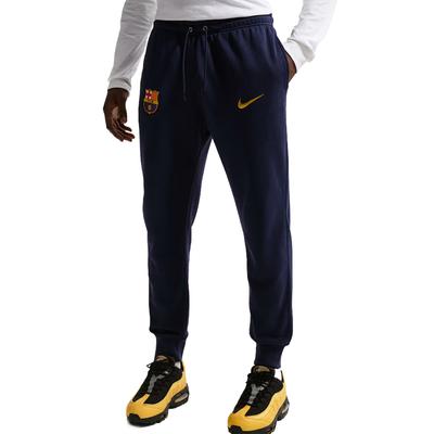 Nike Calça de Futebol Estruturada Macia em Fleece do Clube Barcelona Masculina pants II3406-498