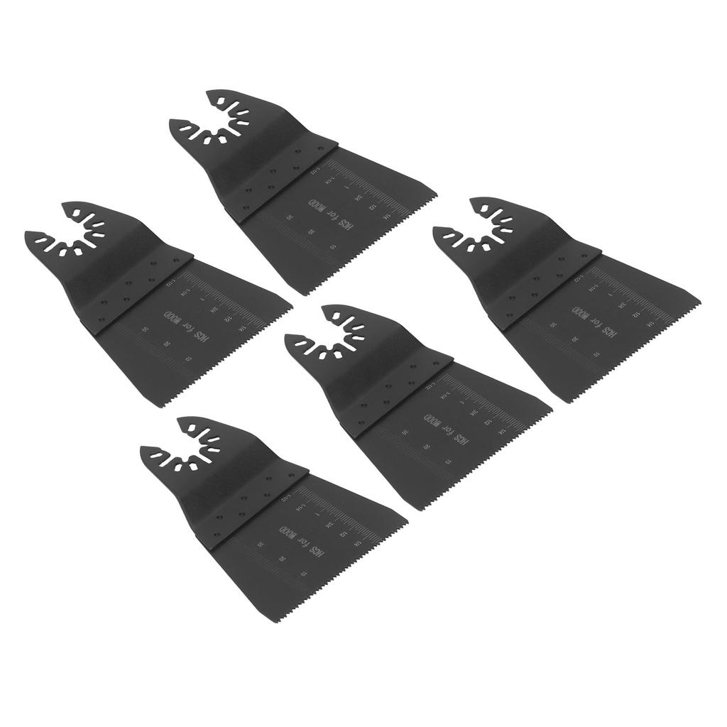 5 Pcs Oscillating Multitool Blade 65mm Multi Purpose Quick Release Tool Saw Blade for Wood Plastic