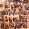 30pcs Autumn Life Series Creative Retro PET Autumn Landscape Stickers DIY Scrapbook Handmade Collage Decoration