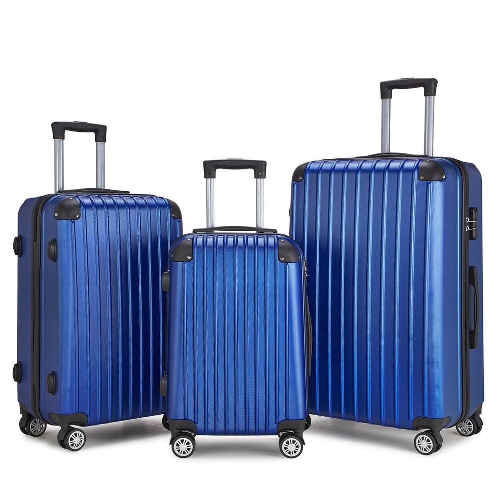 20-Inch Fixed Spot Corner Protector Trolley Luggage – ABS Travel Suitcase Bag with Printed Logo, Ideal As a Business Gift.