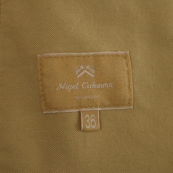 Nigel Cabourn Made in Japan Linen Blend Pants 36 beige Button fly Men's Used