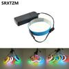 1M Flexible EL Light Tape Led Glow EL Wire Rope Waterproof Cable Battery Powered