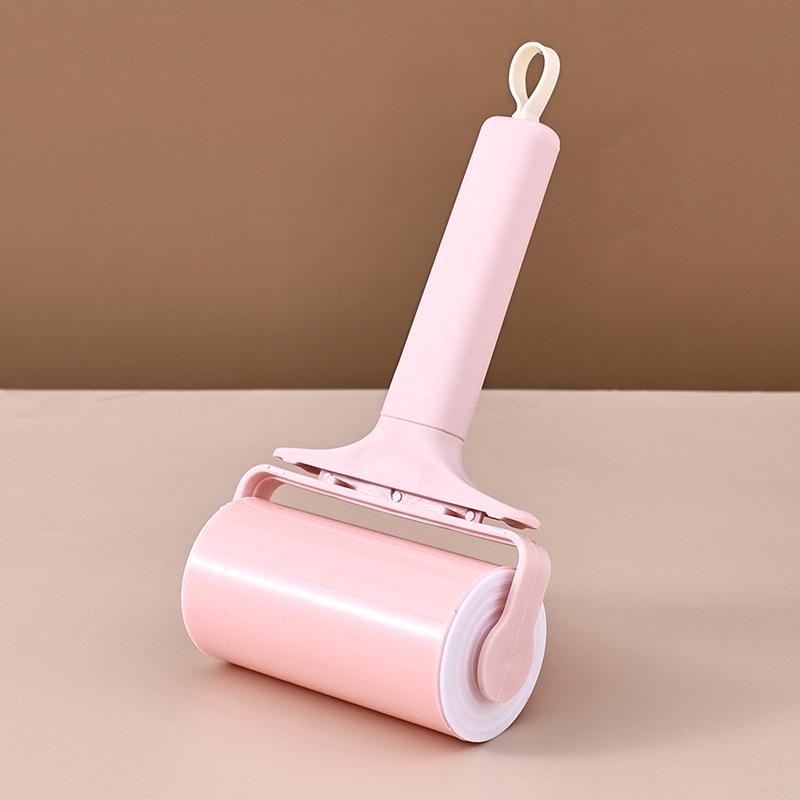 Roller Pet Hair Adhering Device