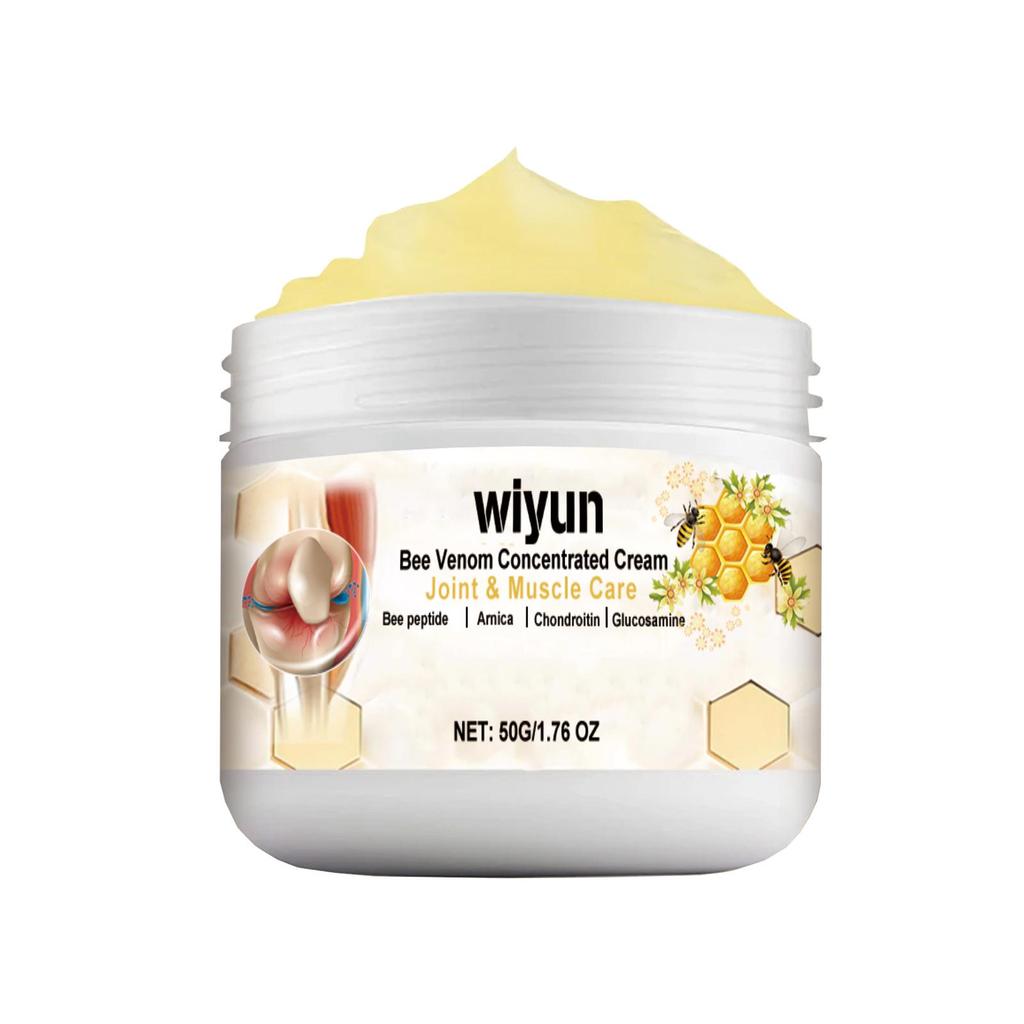Bee Venom Body Cream Gentle Moisturizing Apply Wrists Knees Body Massage Topical Repair Cream