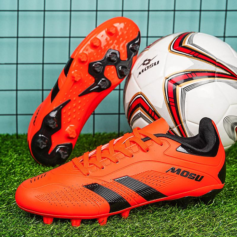 

Foreign trade large size football shoes boys students high top AG long nails artificial training shoes TF broken nails 36