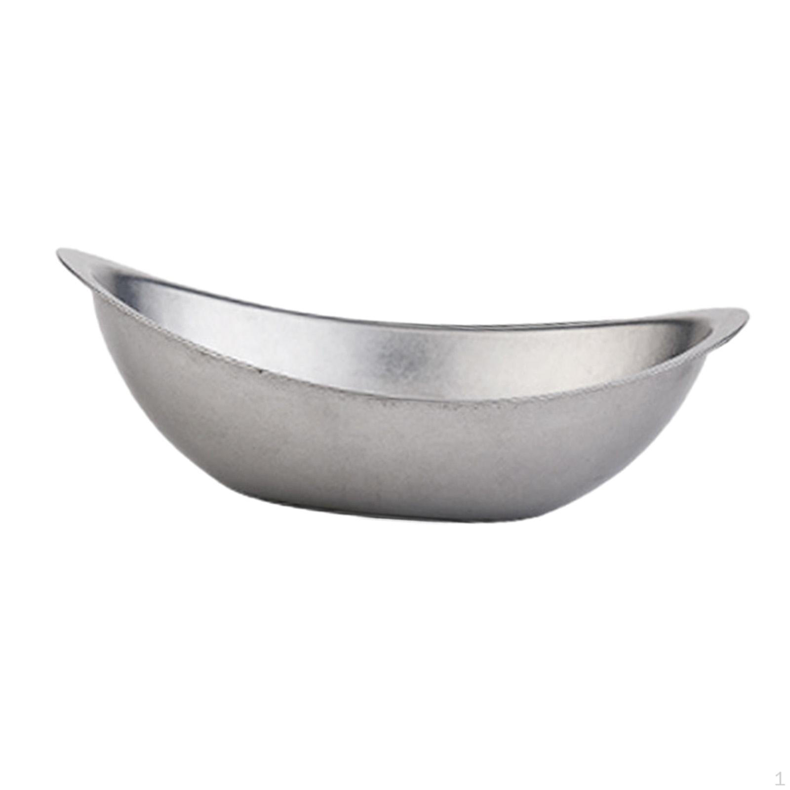 

Прочная салатница из нержавеющей стали для еды и закусок Antique Silver S