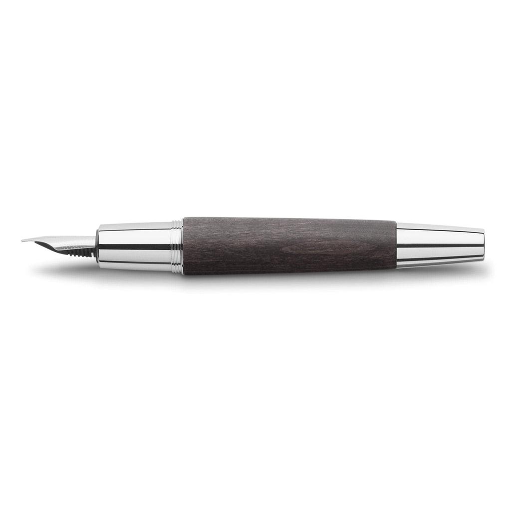 Emotion Pear Wood Fountain Fine Officially Imported FABER-CASTELL Pen, Nib, Black, 148221, Dual-Use,