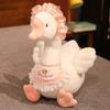 White Goose Plush Toy Set With Dress Up Costumes For Children And Kids
