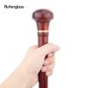Red Round Wooden Bamboo Joint Walking Stick Decorative Cospaly Party Wood Walking Cane Halloween Mace Wand Crosier 89cm