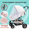 Breathable Stroller Mosquito Net, Silk Mesh Baby Buggy Cover, Universal Insect Screen Protector, Safety Gift for New Parents