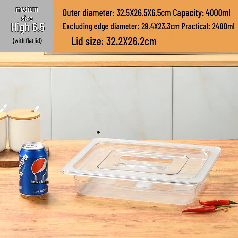 Commercial Acrylic Food Display Container with Lid