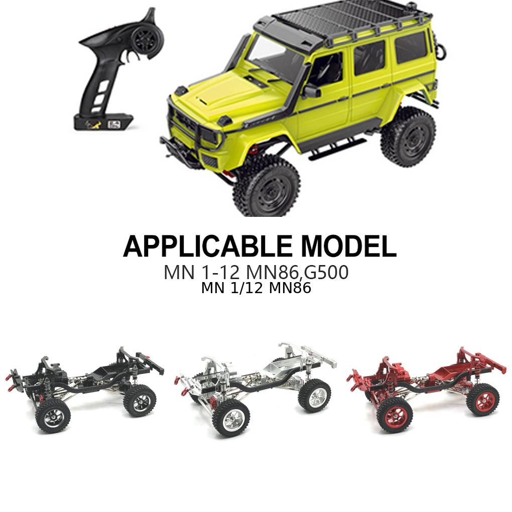 1/12 Metal Car Chassis Frame For 1/12 MN MN128 MN86 G500 OFF-Road RC Car Aluminum Alloy Frame RC Car Part