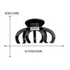 Pumpkin Acrylic Large Hair Clip for Women Hair Claw Elegant Shark Clip Cute Girl Hair Clamp