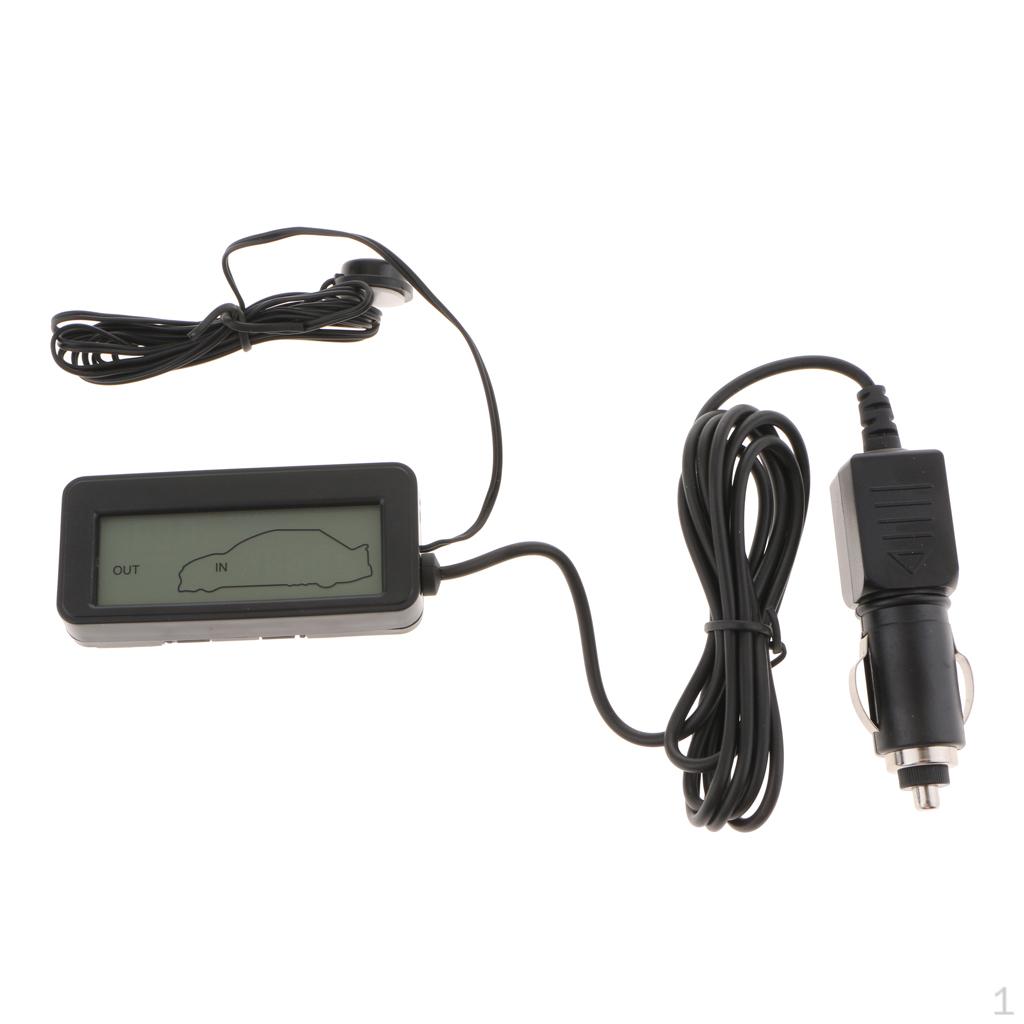 

DC12 LCD Digital Display Meter Cable , as described