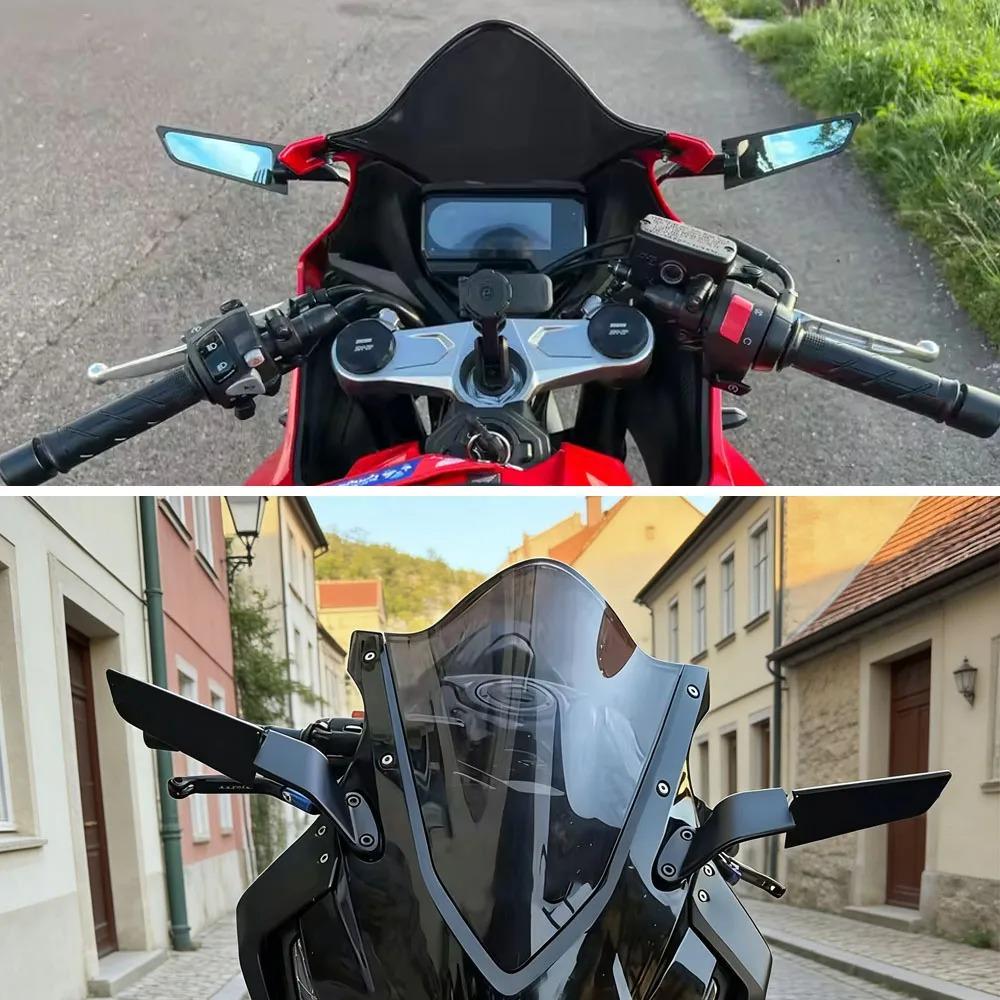For Honda CBR600RR 2025 Cbr 600rr 2003-2024 Motorcycle Frontal Aerodynamic View System Downforce Side Wing Stabilizer Mirror