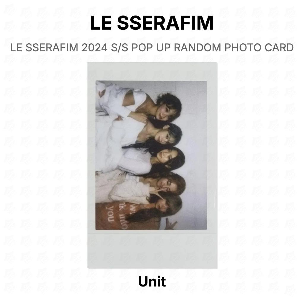 LE SSERAFIM 2024 S/S POP UP RANDOM PHOTO CARD Official Photocard
