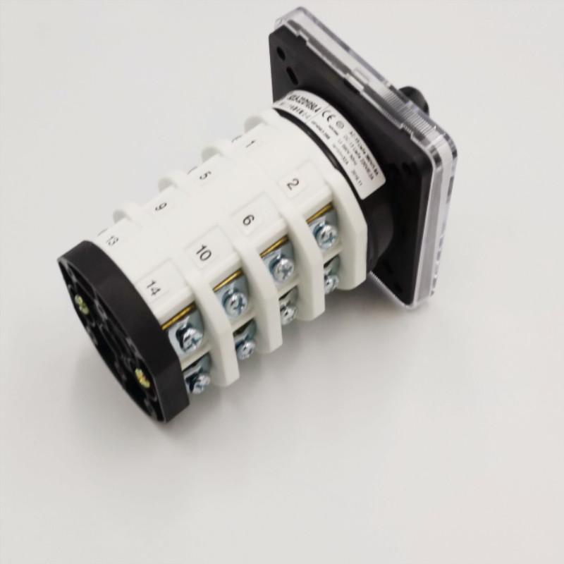 690V 32A 16 Terminals 3 Positions (1-0-2) On-Off-On Rotary Cam Changeover Switch SZL9-32/D1050.4