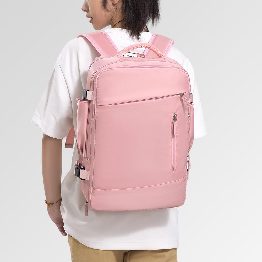 Large-capacity Oxford Travel Backpack, Men's And Women's Simple Leisure Backpack, Independent Shoe Compartment, Usb Interface