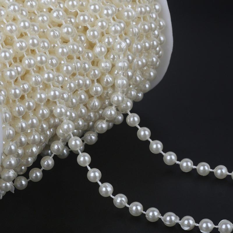 Pearl Wedding Chain Circular ABS pearl chain connection Handmade DIY accessories hair accessories wedding decoration materials