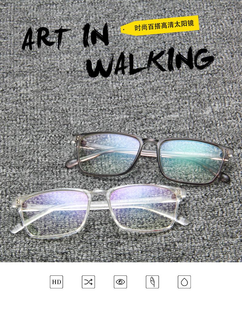 Fashion Vintage Square Glasses Frame Women Men Transparent Clear Lens Optical Spectacle Eyewear Unisex