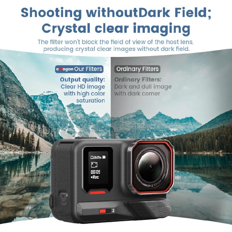 Advanced ND8 ND16 ND32 ND64 Camera Lens Filters For Slow Motion Videography High Impact Resistance Opticals Glass