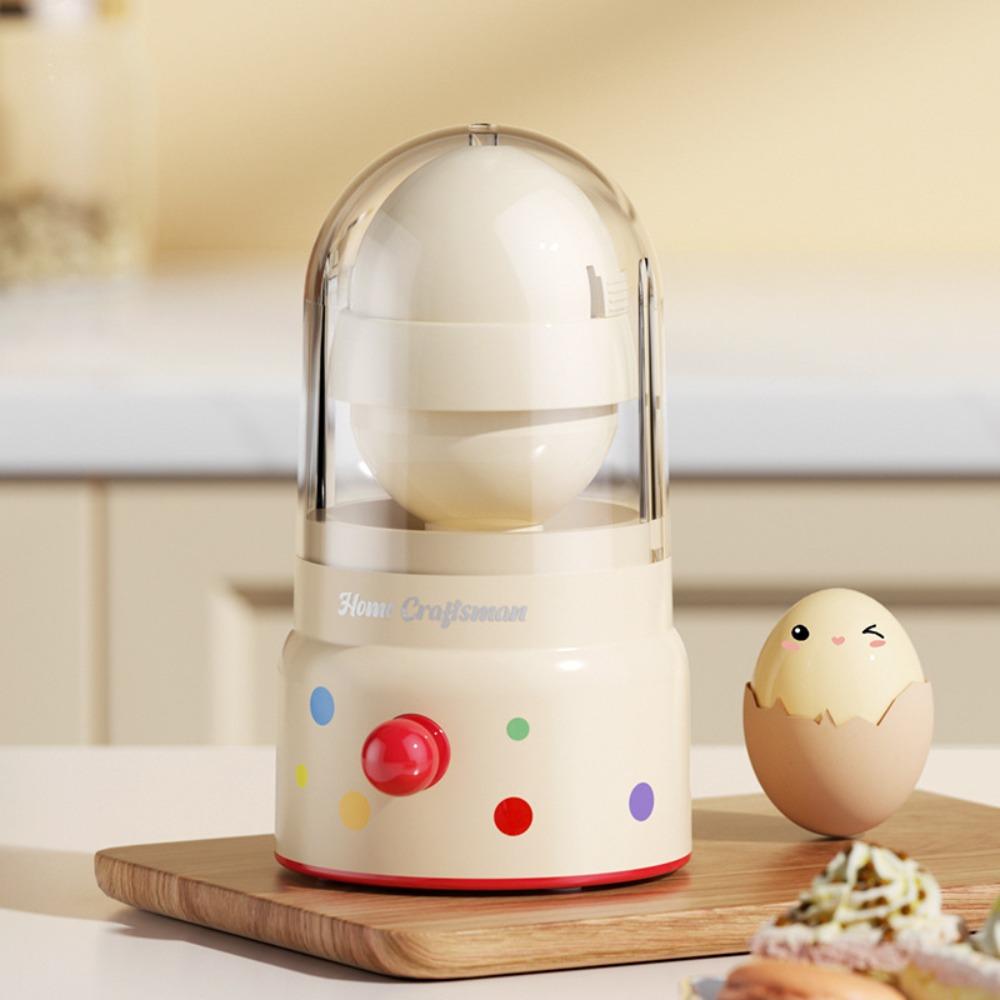 Portable Manual Egg Shaker Multifunctional without Breaking the Eggs Egg Yolk Albumen Blender Egg Puller Egg Tools бежевый 5100₽