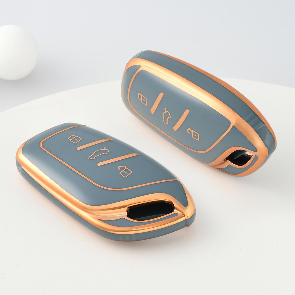 Car Key Cover For MG Ev mg4 HS GT ZS ZX MG5 MG6 Car accessories Fob Key Case for Morris Garages Roewe RX3 RX5 RX8 i6 i5 3 button