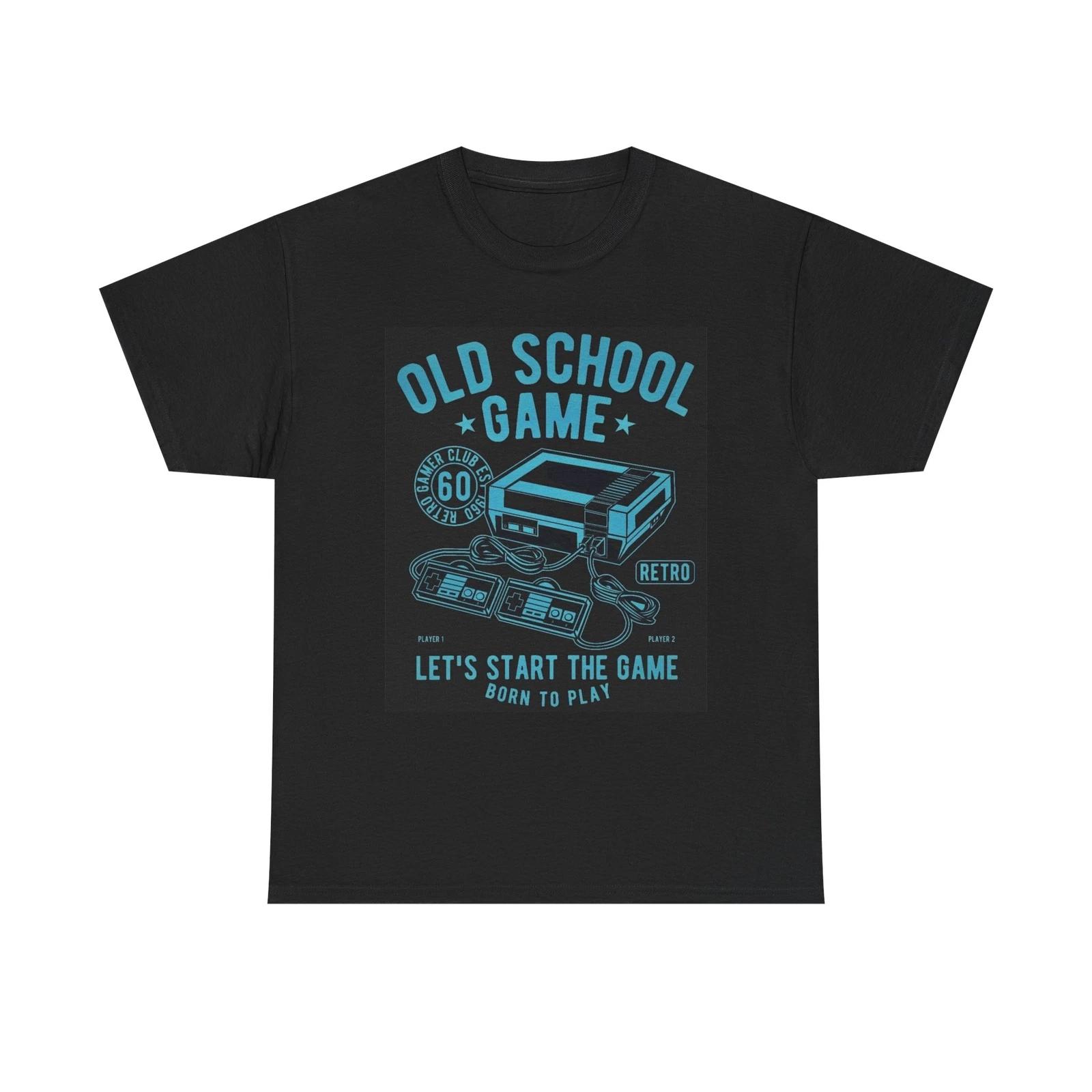 Men s and Women s T-shirts Old School Video Games Graphic XXL