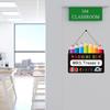 SICOHOME Personalized Classroom Door Sign - Welcome Signs for Classroom Door Decorations Hanger 13" Teacher Sign for Back to School Decor Hanging