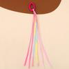12pcs Tangle-Free Design Braided Hair Extensions Colorful Ponytail Holders  Fashion-Forward Tweens