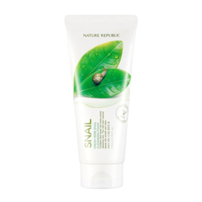 NATURE REPUBLIC - Fresh Herb Snail Cleansing Foam 170ml