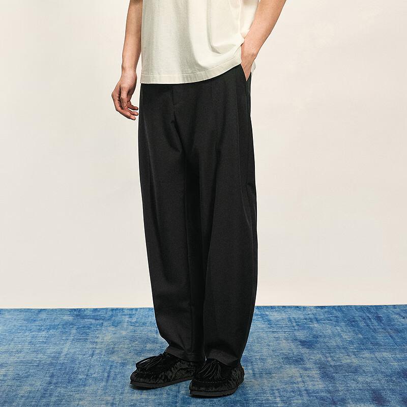 CROQUIS Men's Loose Straight Casual Trousers