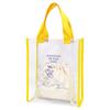 Snoopy Clear Tote M with Drawstring, YE Surf