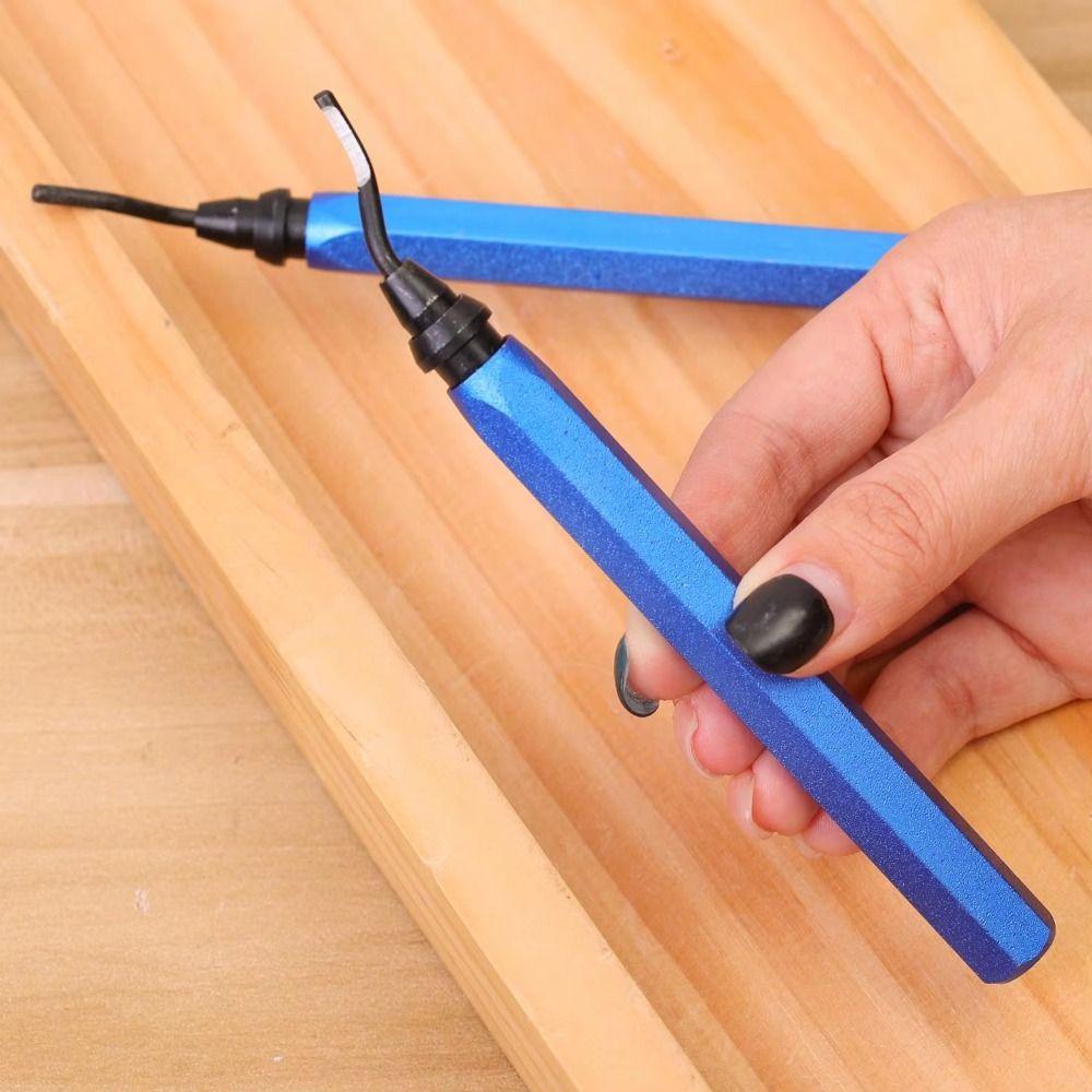 Precision Cutting Metal Burr Cutter 360° Sturdy Edge Cutter Wear-resistant Waterproof Rotary Deburr Tool Pipe Deburring