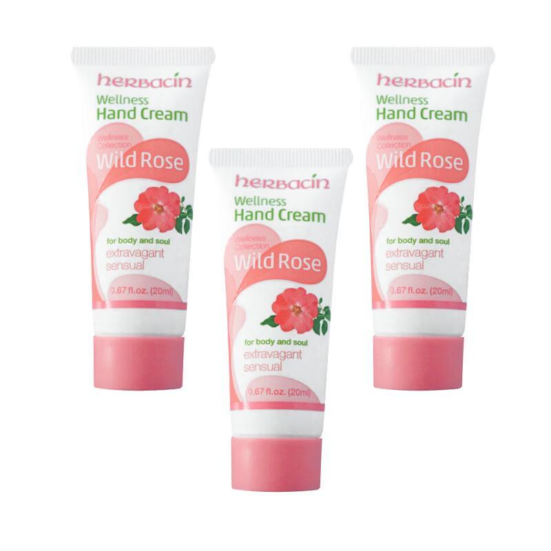 Herbacin Kamill Chamomile Rose Hand Cream 3-Pack