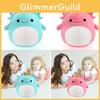 Crown Axolotl Stuffed Animal Toy Soft Plush Doll Pillow For Kids Safe Comfortable
