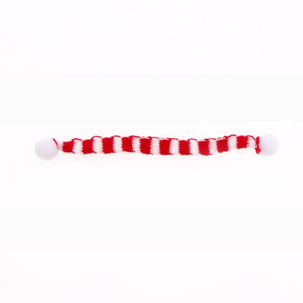 Neck Scarf Christmas Doll Scarf Soft Mini Xmas Dolls Hat Cute 1:12 Doll Clothes Photographic Prop