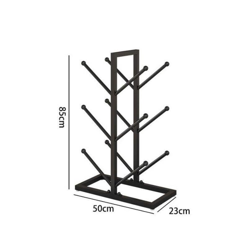 Double-Sided 3-Tier Sports Ball Storage Rack