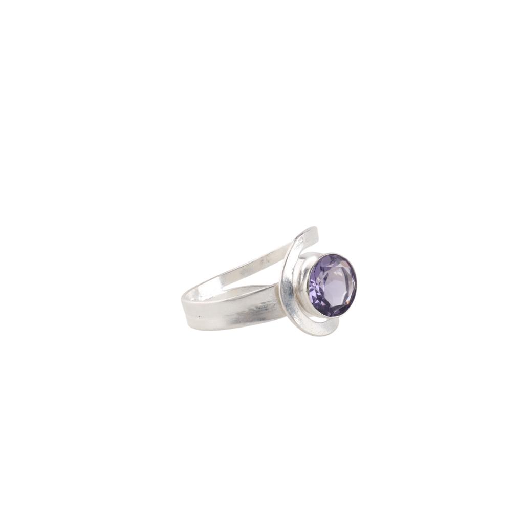 Rare Iolite Gemstone 925 Sterling Silver Jewelry Handcrafted Ring For Women Gift RR-68-1
