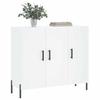 Maison Exclusive - Buffet blanc 90x34x80 cm bois d'ingénierie